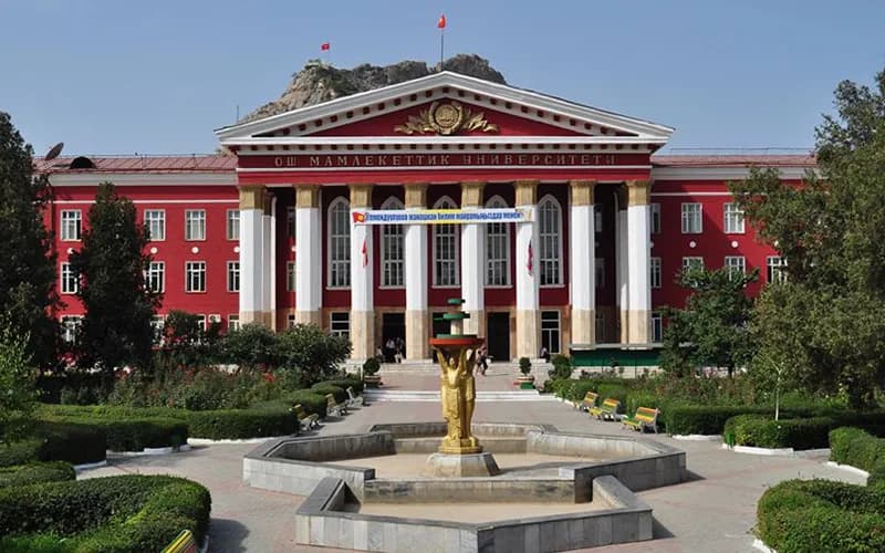 MBBS students campus at Osh State University (OshSU), Kyrgyzstan